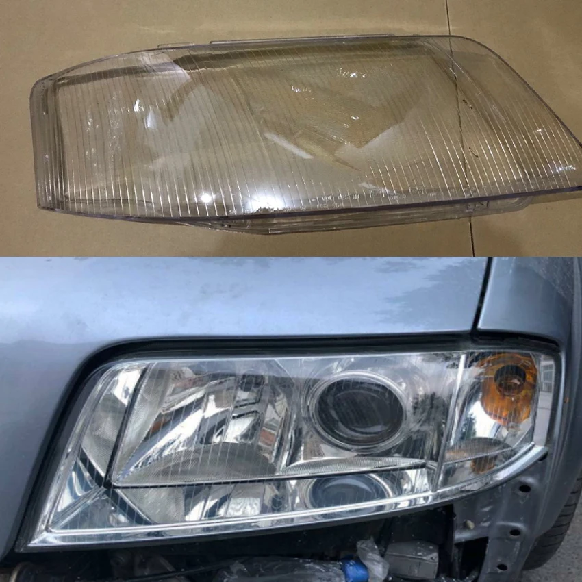 Прозрачный Абажур для объектива audi A6 C5 1999 2002 прозрачная пластиковая защитная