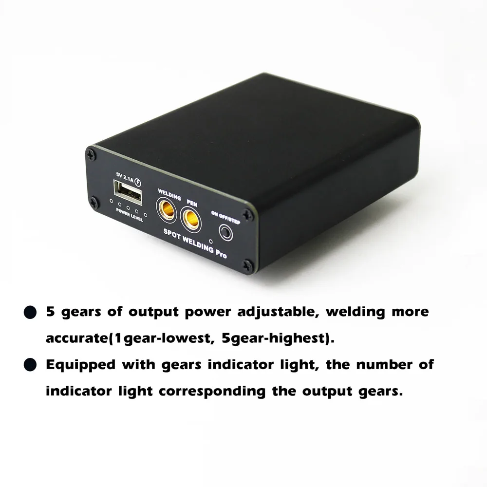 

Adjustable Spot-Welding Machine Type-C Recharging Interface with Fast-charge Function for Soldering DIY 18650 Lithium Battery