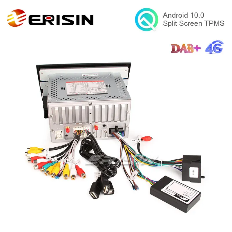 Erisin ES5971F 7 &quotAndroid 10 0 Авторадио DVD для Fiat Bravo 2008 GPS DAB + WiFi OBD2 TPMS 4G DTV CD Bluetooth CarPlay