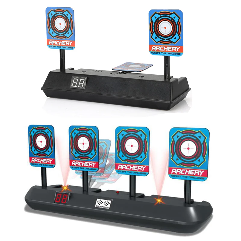 Страйкбольная стрельба из лука тренировочная цифровая мишень самосброс