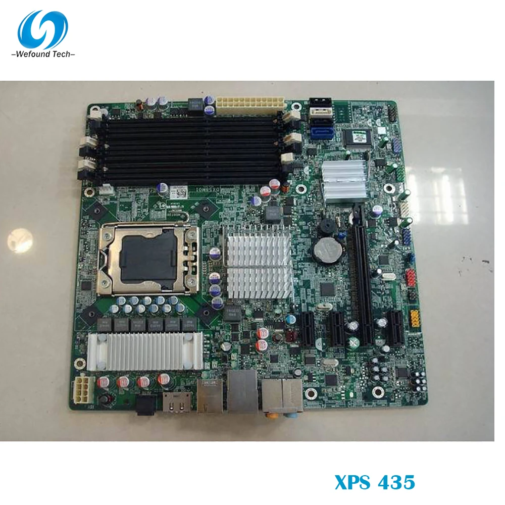 

100% рабочая настольная материнская плата для DELL XPS 435 MT DX58M01 LGA1366 X58 R849J системная плата полностью протестирована