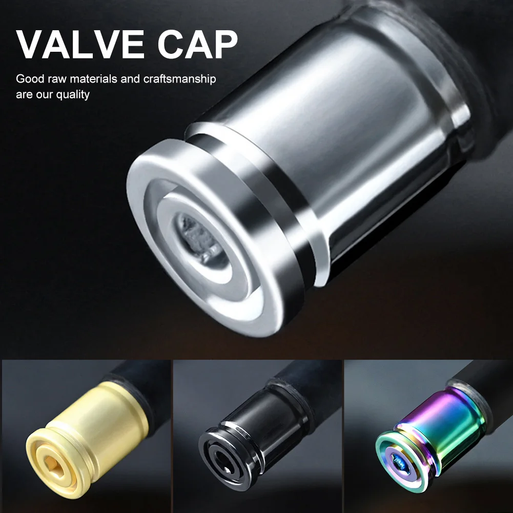 

5Pcs Car Tire Valve Caps Durable Anti-theft Aluminium Alloy Valve Stem Caps Automobiles Motorcycles Trucks Bikes Car Accessories