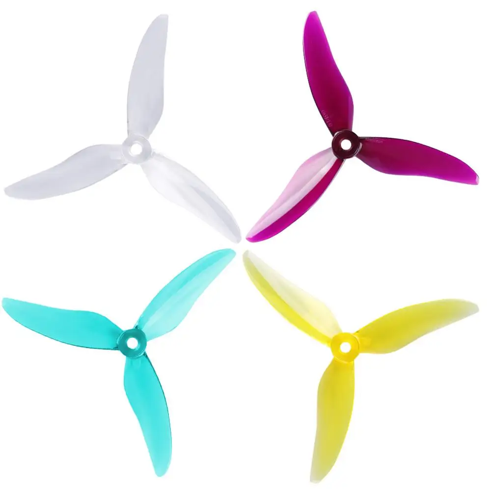 4 шт. 2 пары GEMFAN Hurricane 51499 5-дюймовый 3-лопастный Пропеллер CW &amp CCW для 2205 2306 2207