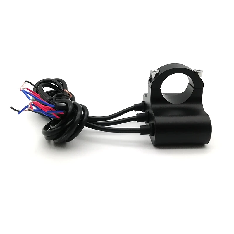 

Motorcycle Handlebar Switch Headlight Hazard Fog Light ON/OFF LED Manual-return Latching Action lOCK Buttons