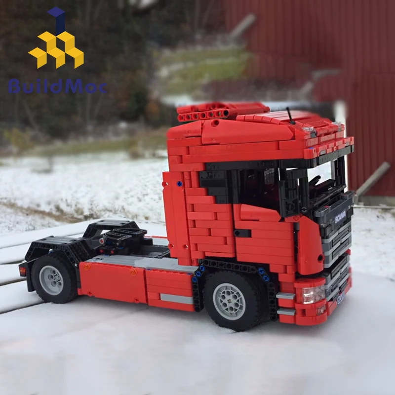 BuildMOC City Police NextGen Truck Truck Building Blocks Sets Ship Vehicle high-techalalalalal Bricks Playmobil Toys