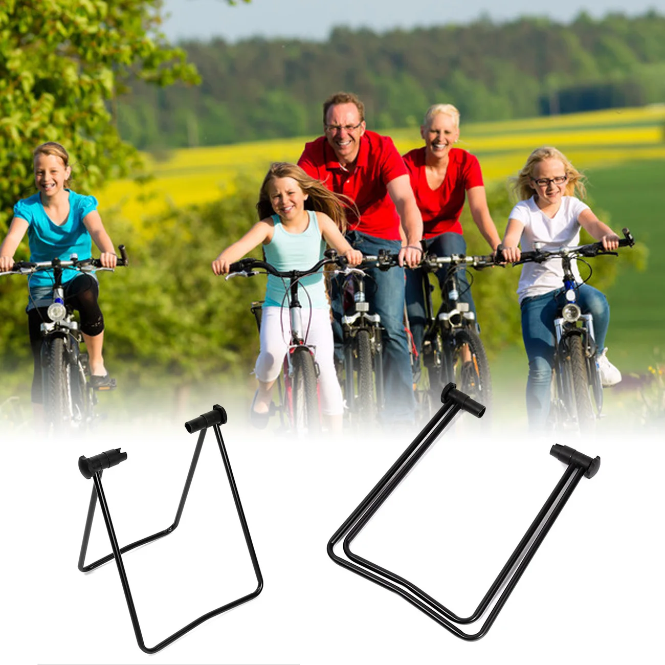 

1Pc Flexible Bike Wheel Hub Display Stand Foldable Bicycle Parking Frame for Parking Holder Folding Storage Rack High Quality