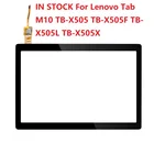 5 шт.лот 10,1 дюймов для Lenovo Tab M10 TB-X505 TB-X505F TB-X505L, сенсорный экран, дигитайзер, стеклянный датчик, запасные части