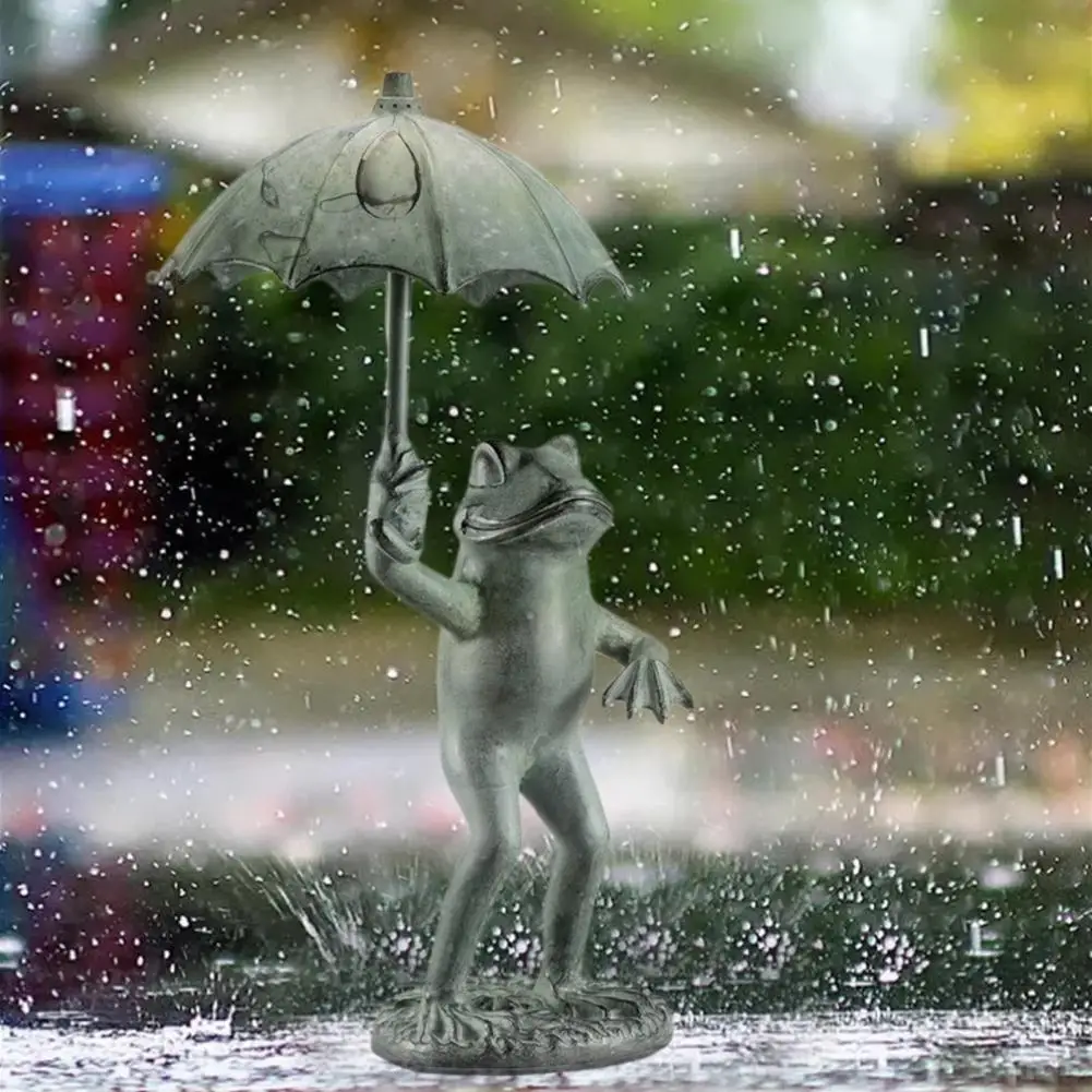 

Statue Model Multi-use Handmade Resin Garden Excellent Workmanship Frog Statue Display for Yard Home Garden Decoration