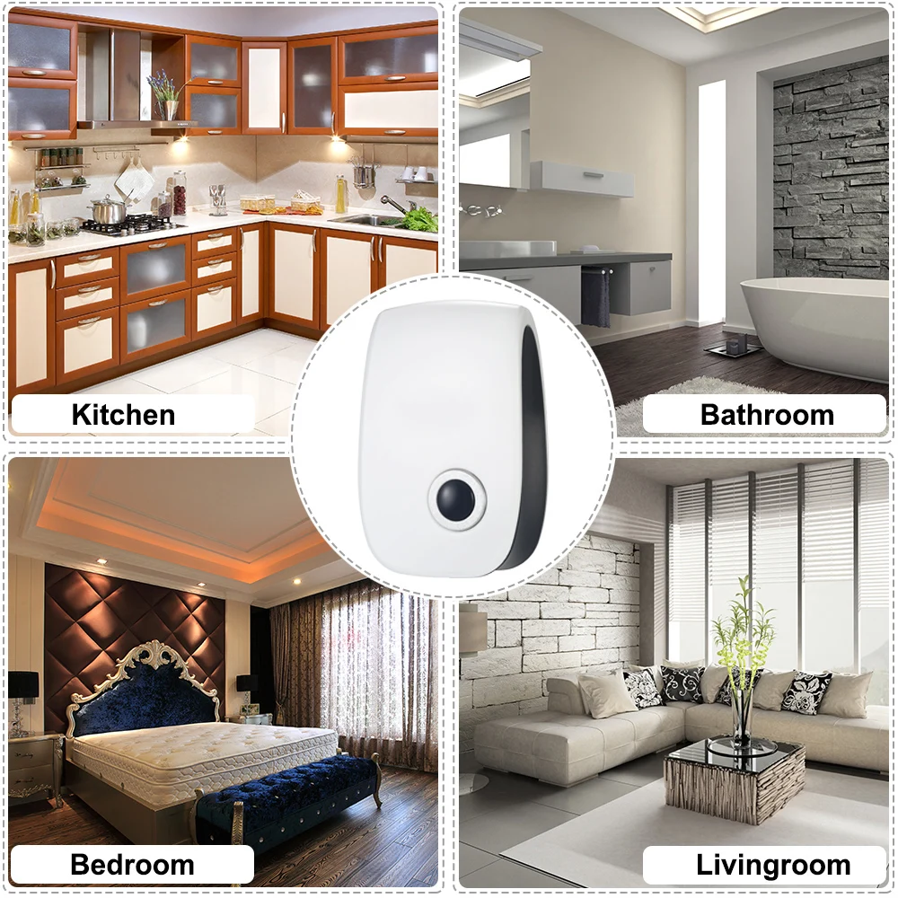 Ультразвуковой Отпугиватель вредителей электронный репеллент насекомых от