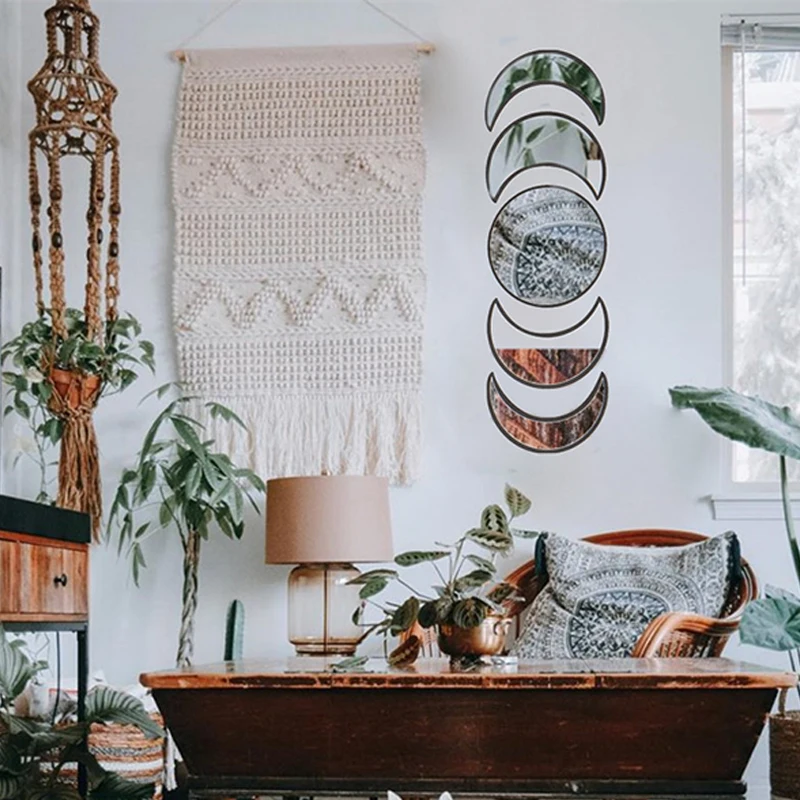 3D настенные декоративные зеркальные наклейки круглые зеркала DIY ТВ номер Декор