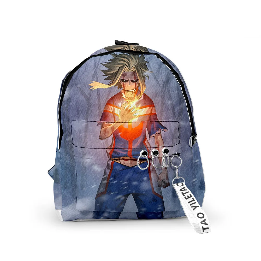 Рюкзак аниме My Hero Academia Midoriya Izuku для косплея рюкзак на молнии из ткани Оксфорд