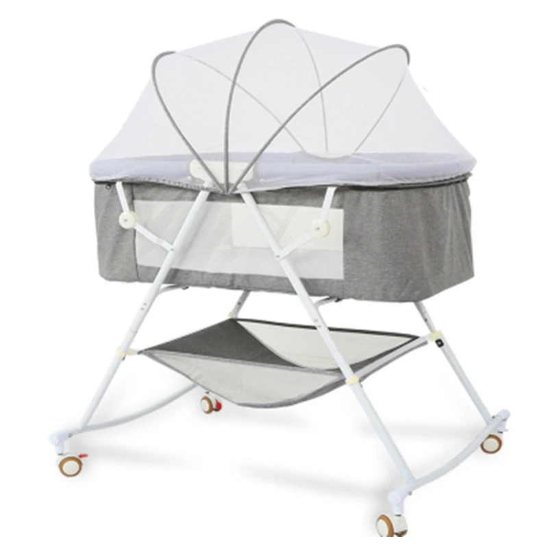 Baby Crib Multifunctional Comfort Portable Baby Bassinet Foldable Bed Infant Travel Sleeper Cot Breathable Folding Cribs