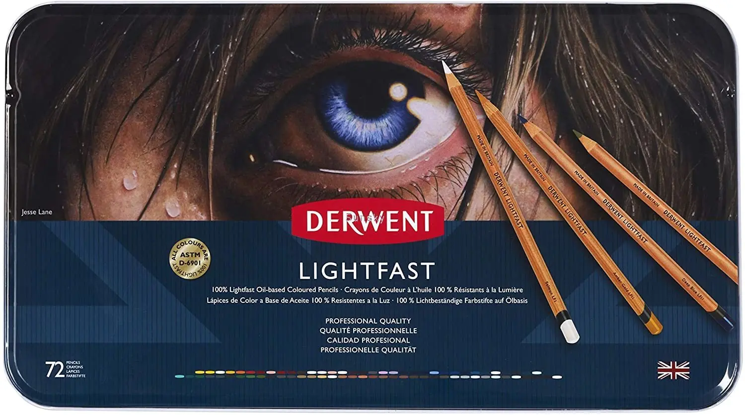 Перманентный светлый 72 сердечника Lapis De Cor разноцветные карандаши derbeen