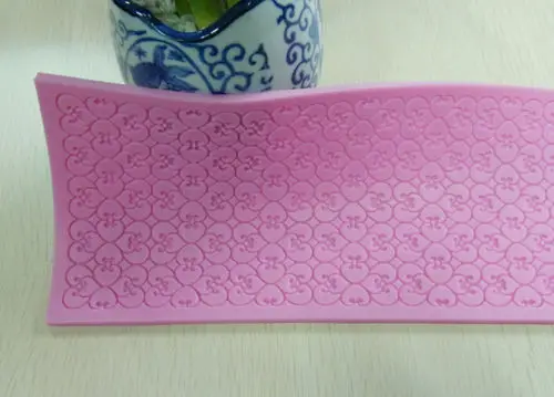 Large Rectangle Silicone Cake Fondant Mould DIY Mat Flower Lace Mold Sugar Craft Baking Decorating Tools | Дом и сад