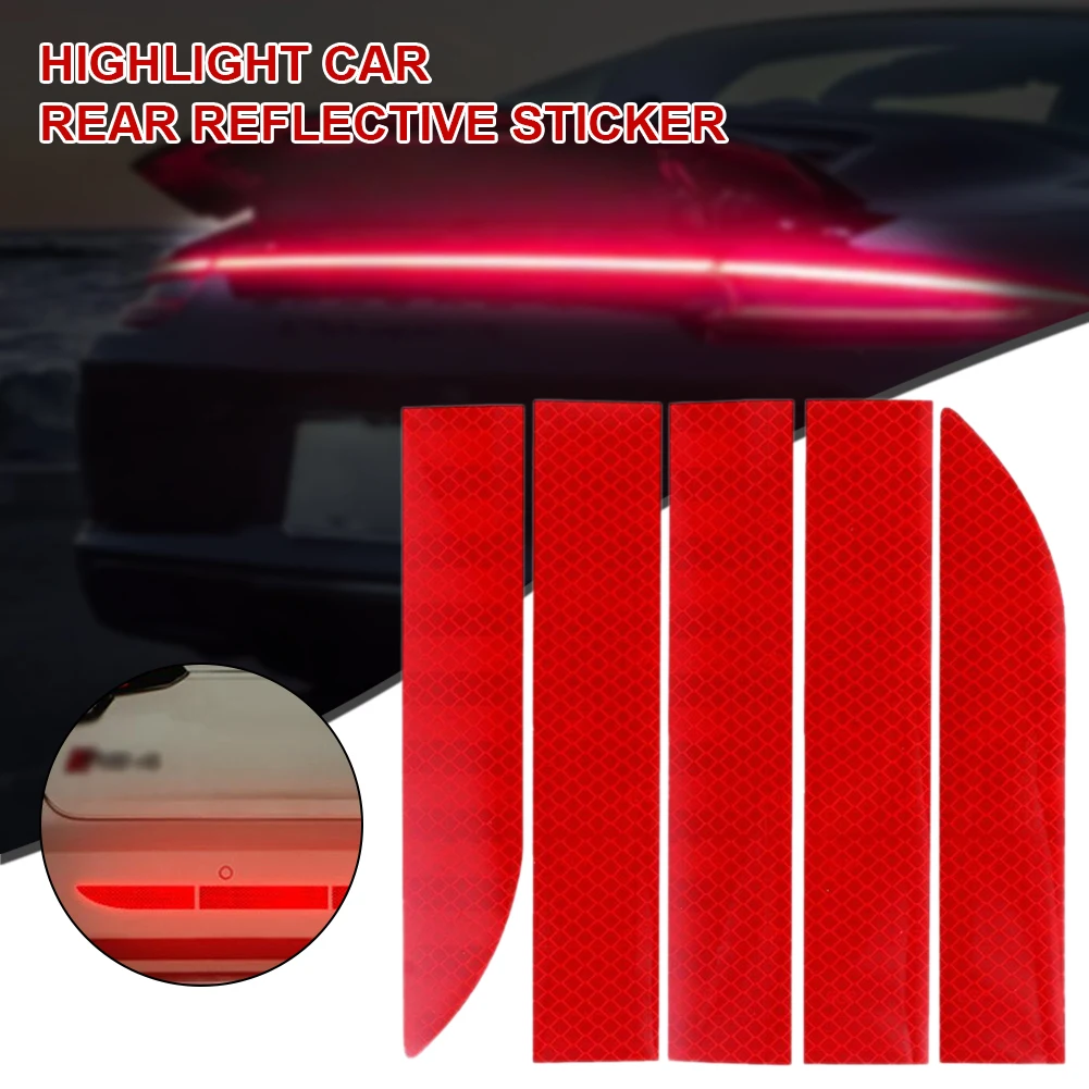 

Car reflective Car stickers Car trunk reflective trim strip night strong reflective car stickers Accessories Fast delivery