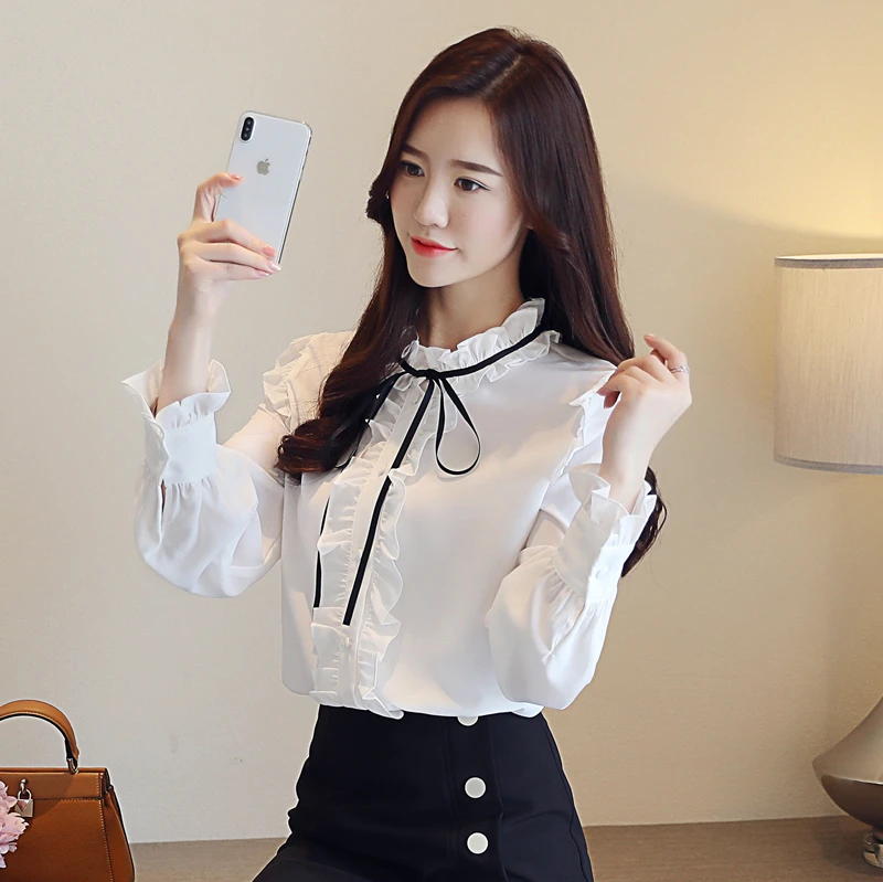 Новый стиль украшенным бусинами для женщин Стильный винно красная блузка и