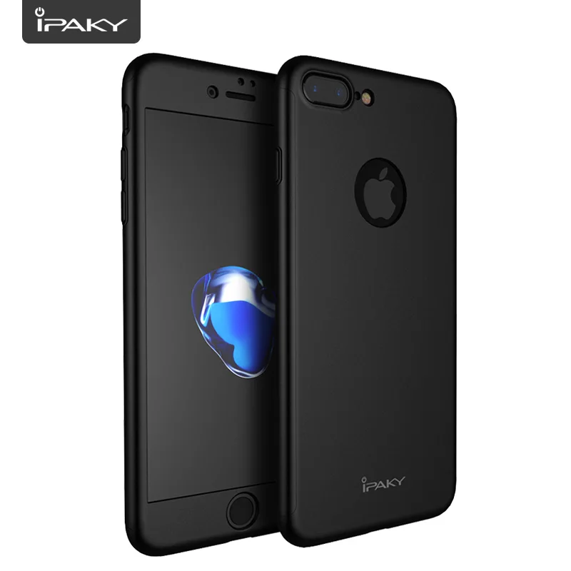 IPAKY Brand New 360 Degree Full Protection Shockproof Mobile Phone Slim Fit PC Matte Armor Case For Apple iPhone 7 Plus |