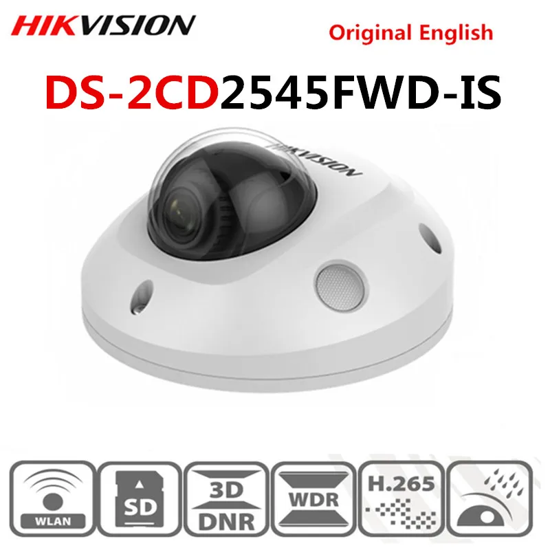 Встроенный микрофон Hikvision 4 МП инфракрасная Фиксированная купольная мини-камера