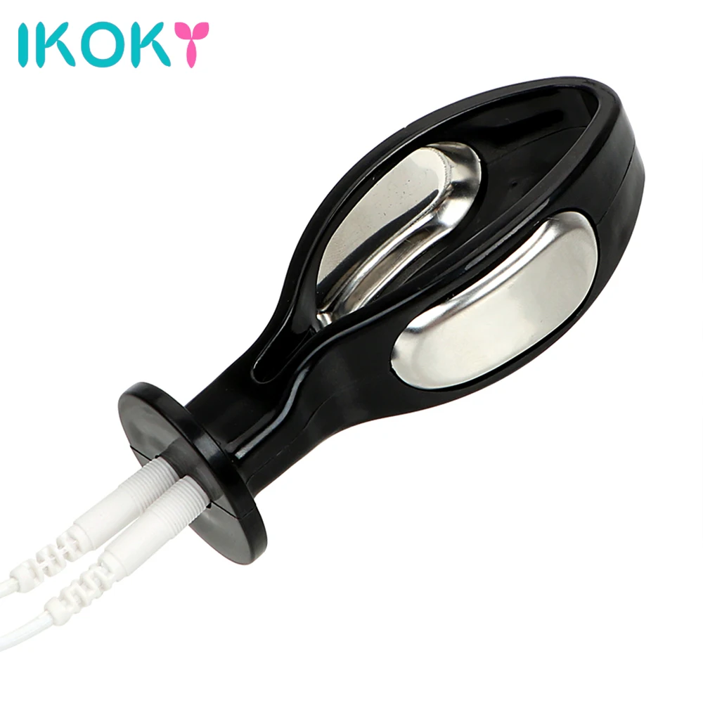 IKOKY электрическим током Анальная пробка для женской мастурбации ...