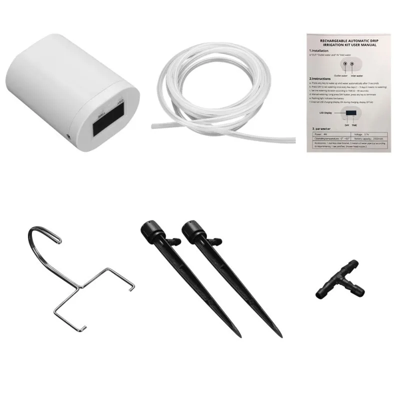 DIY автоматический набор капельного орошения система самополива с таймером и USB