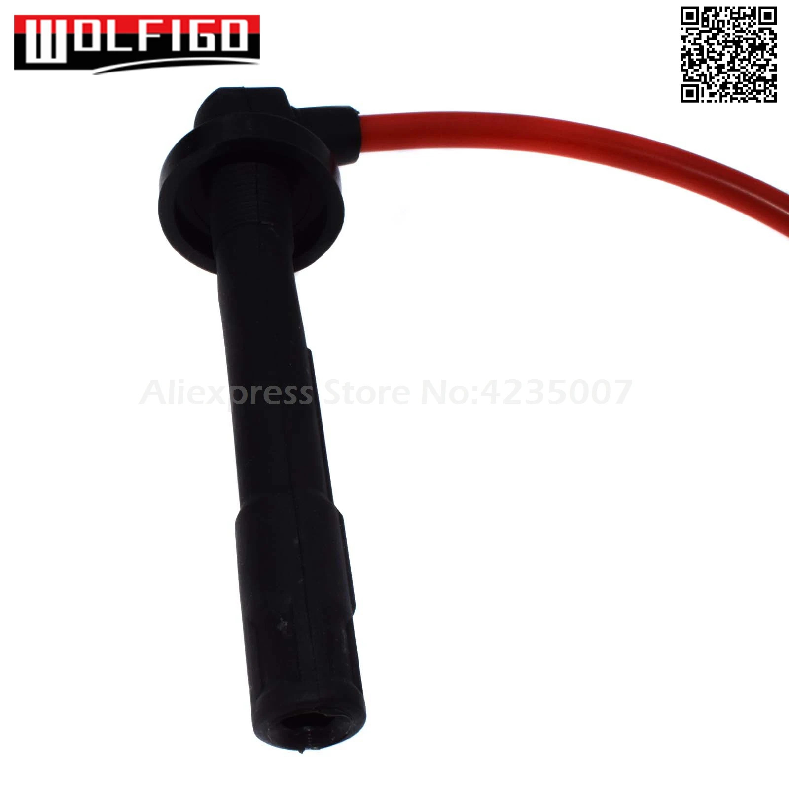 Набор проводов WOLFIGO с красным зажиганием набор 4 шт. для ACURA EL Fit Honda Civic Racing D16