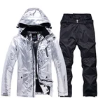 Костюм лыжный мужской, зимний, водонепроницаемый, ветрозащитный, 2019