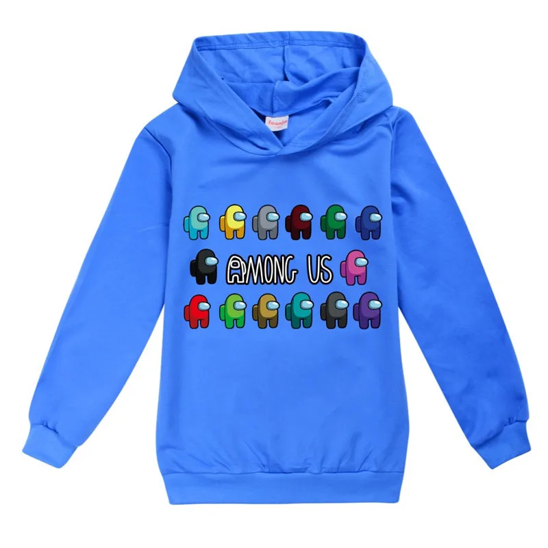 

Kids Among us Sweatshirts for Boys Fashion Long Sleeve Christmas party Clothes Tops T-shirt Cotton Jackets Girls Autumn Outfits