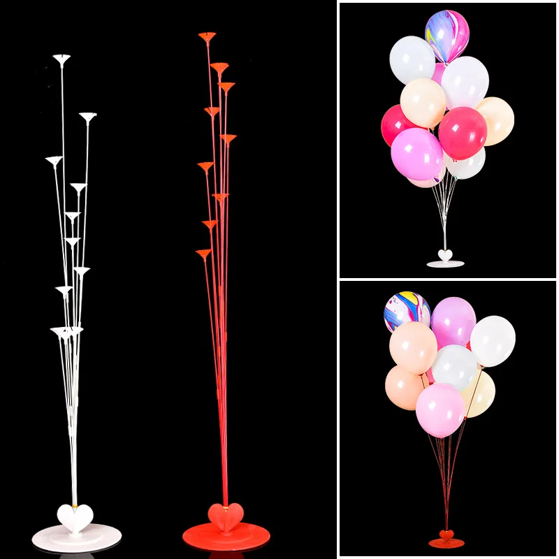 Воздушные шары на день рождения с держателем украшения для дня детей и взрослых