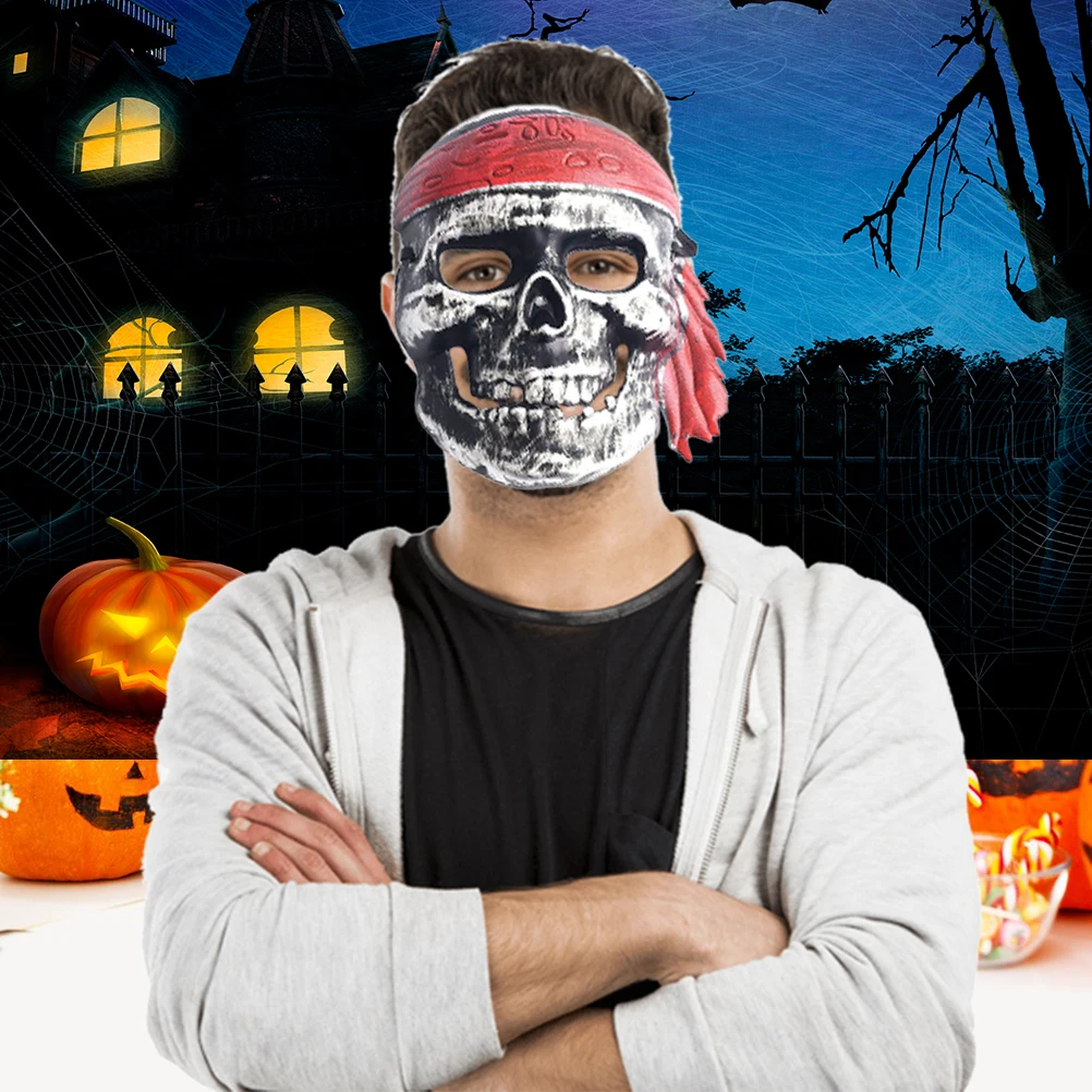 2 шт. страшный пиратский Скелетон маска для Хэллоуина Пиратская Детский костюм