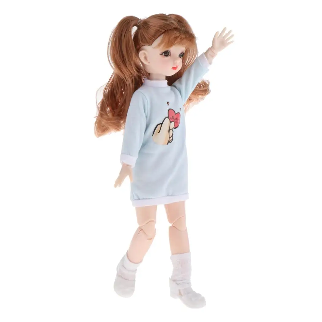 

30 Cm Tall Girl Doll Play Doll 16 Articulated, Movable Doll