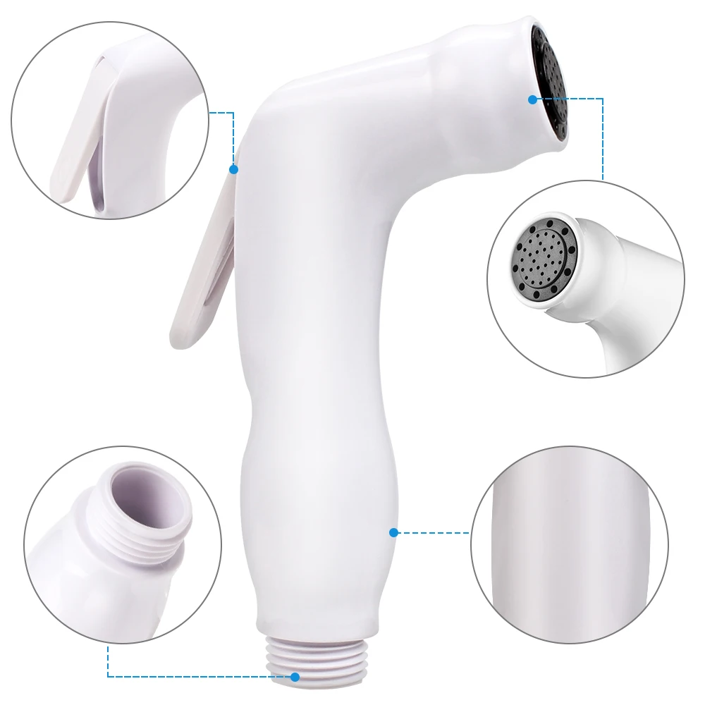 Hand Held Bidet Sprayer Set Atalawa ABS Handheld Toilet Attachment Muslim Shower Spray Gun Cloth Diaper kit AA03 | Обустройство дома