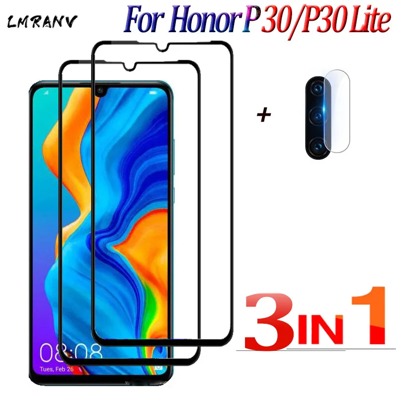 

Huawei p30-lite new edition Tempered glass huawei p30 40 lite e Screen Protector p 40lite 4g/5g camera glass huawei p 30 lite