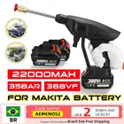 Водяной пистолет высокого давления для мойки автомобиля, 1000 Вт, 35 бар, портативная пена для мойки под высоким давлением, для аккумулятора Makita 18 в