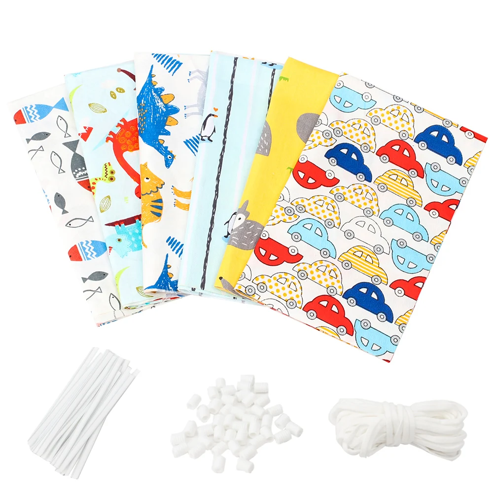 Cheer Bows DIY Bag Cartoon Printed Fabric Mask Rope Bridge Of Nose Handmade Material Sewing Home Textile Patchwork | Дом и сад