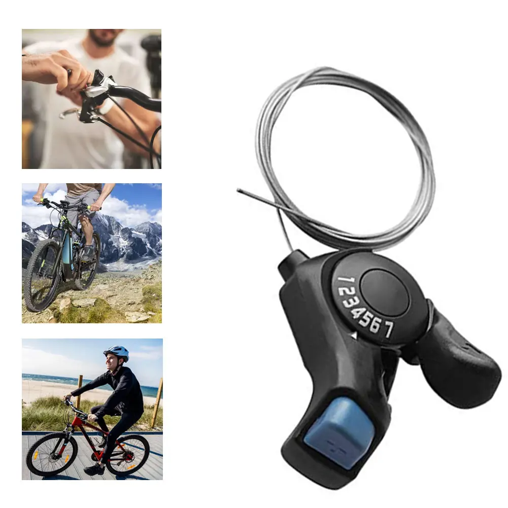 

Bicycle Gear Shifter Lever 7speed 3speed Bicycle Finger Transmission Dial With Variable Speed Core Bike Accessories Shift Lever