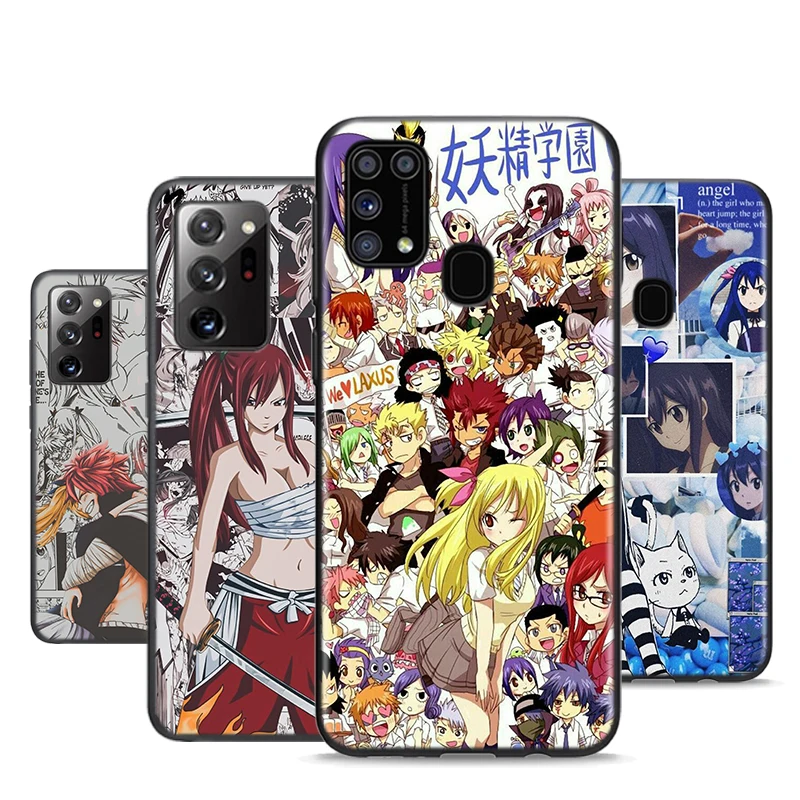 

Fairy Tail Anime For Samsung Galaxy M31 M10 M10S M20 M21 M30 M40 M60S Note 20 10 9 8 S6 Plus Ultra Lite Phone Case