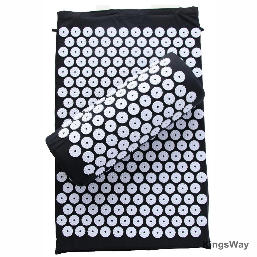 Новая подушка Массажер Массажный коврик для йоги Акупрессура снять стресс