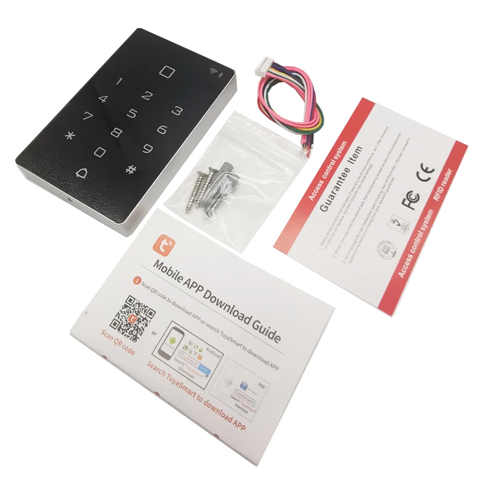

Wifi Tuya Touch Keypad Proximity EM 125khz RFID Card Door Lock Controller Entry Access Control System