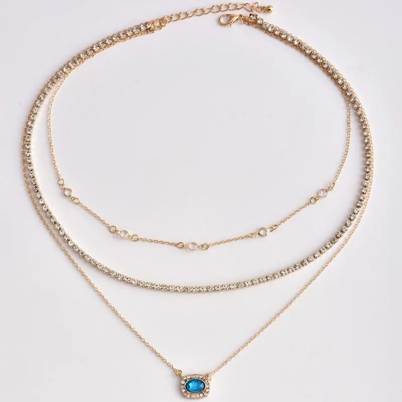 Женские Ювелирные изделия с голубыми драгоценными камнями и бриллиантами