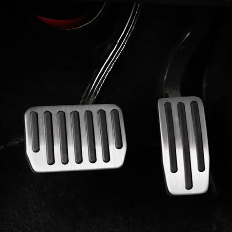

For Tesla Model 3 Model3 Accessories Aluminum alloy Foot Pedal Accelerator Gas Fuel Brake Pedal Rest Pedal Cover Car Styling