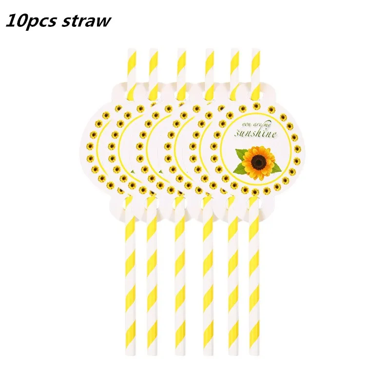 Подсолнухи 50 шт./компл. принадлежности для дня рождения одноразовая посуда