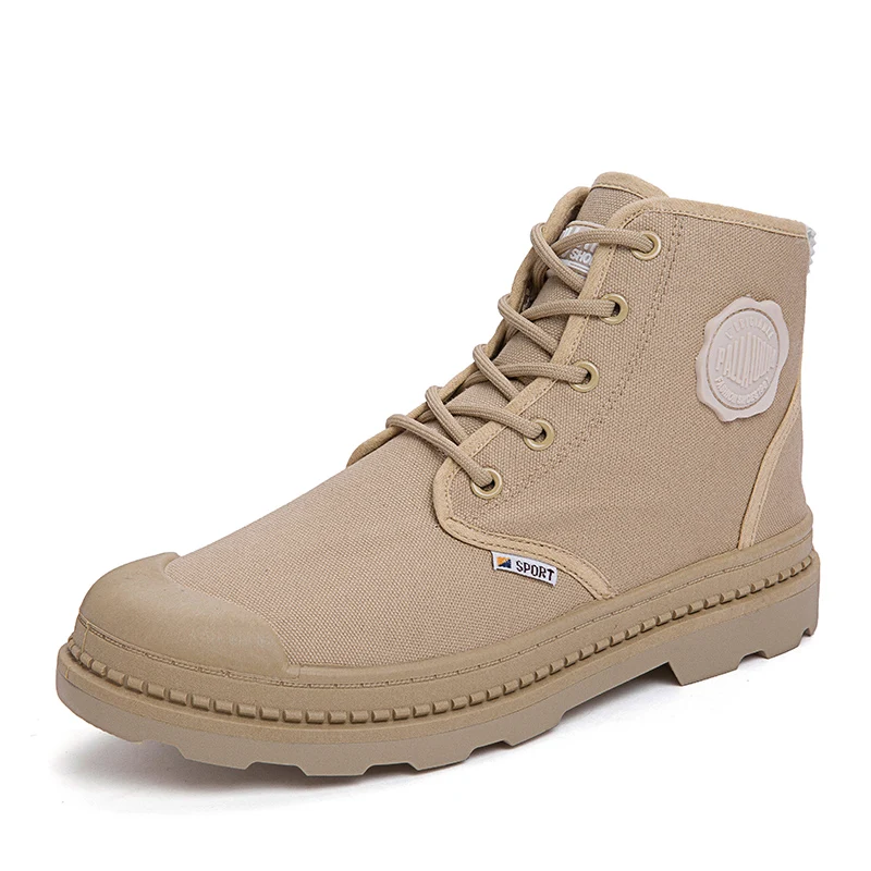 Обувь для мужчин модные удобные мужские Ботинки martin с высоким берцем в Корейском