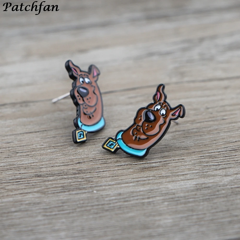 

12Pair AD008 Patchfan Cartoon Dog Earrings Decoration Alloy Accessories For Party Favors Jewelry Gifts For Girls