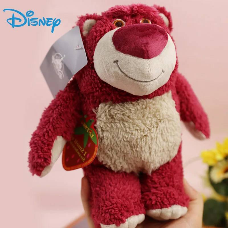 

20cm Lotso Bear Disney Toy Story 3 Plush Doll Stuffed Animals For Kids Birthday Gift Kawaii Soft Anime Merch Cute Thing 2021 New