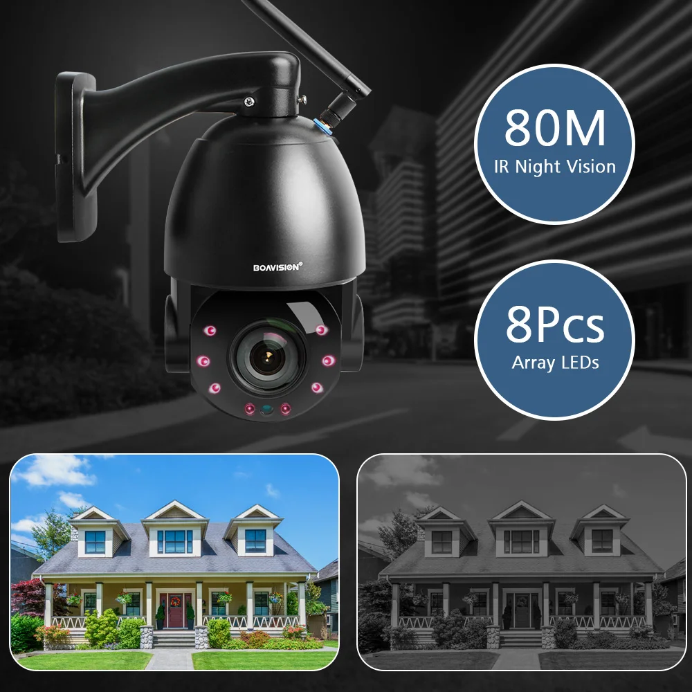 HD 1080P wifi PTZ купольная IP камера Открытый 20X оптический зум Беспроводная CCTV камера двухсторонняя аудио с динамиком Камера Безопасности s CamHi