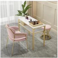 modern minimalist japanese double layer nail art table and chair set online celebrity shop drawer single double nail art table