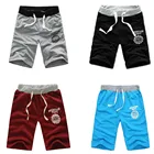 25 # мужские брюки, мужские карго шорты, удобные повседневные летние пляжные Беговые Спортивные джоггеры, простые полубрюки