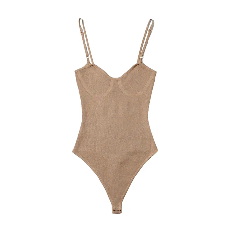 

Summer Spaghetti Strap White Bodysuit Sexy Women V neck Cami Bodysuit Tank Top Leotard 6 Colors