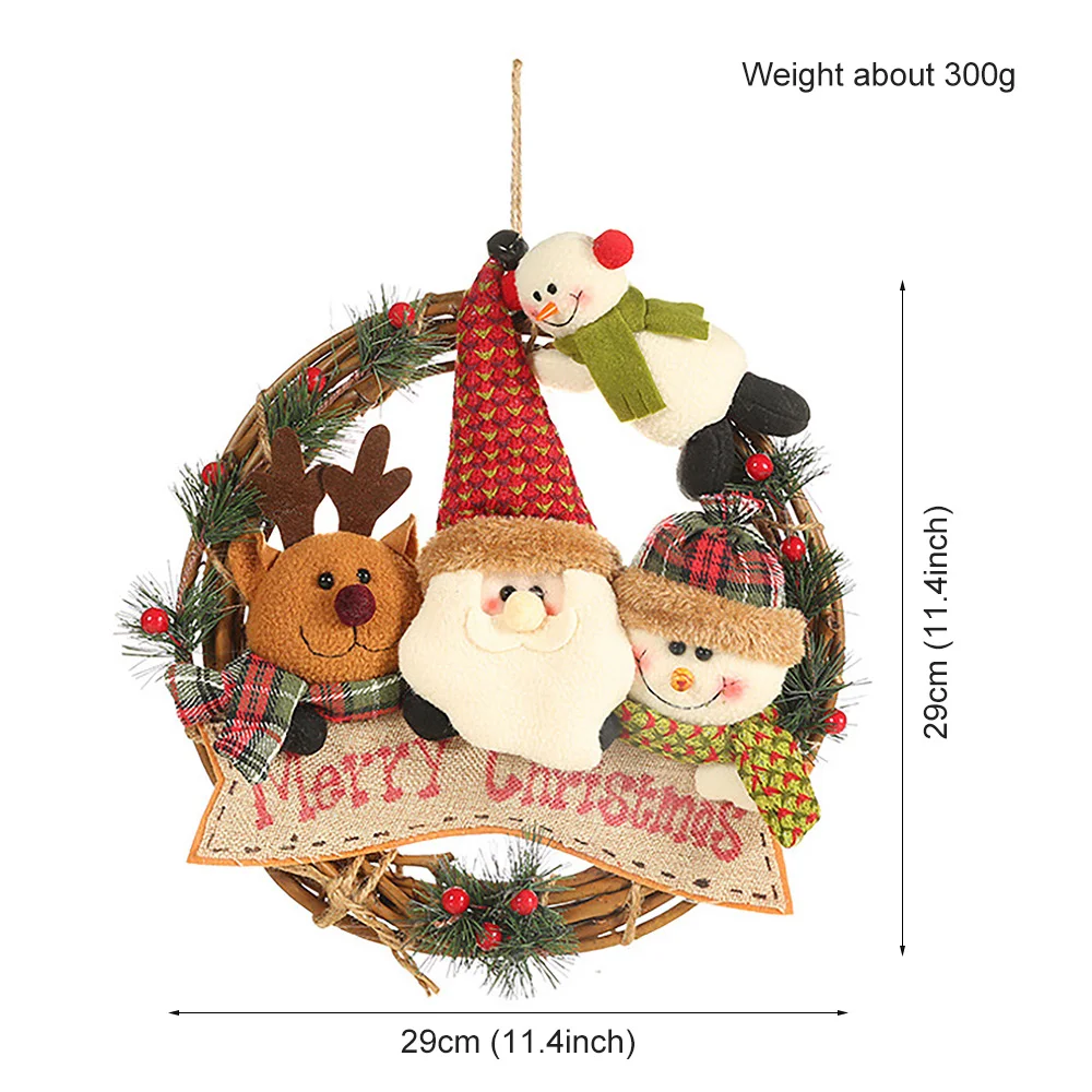 Новогодние и рождественские украшения 2021 подвеска на елку с Санта-Клаусом