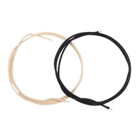 2pcslot 1m guitar pickup copper cable cloth covered pushback vintage style wire musical instrument
